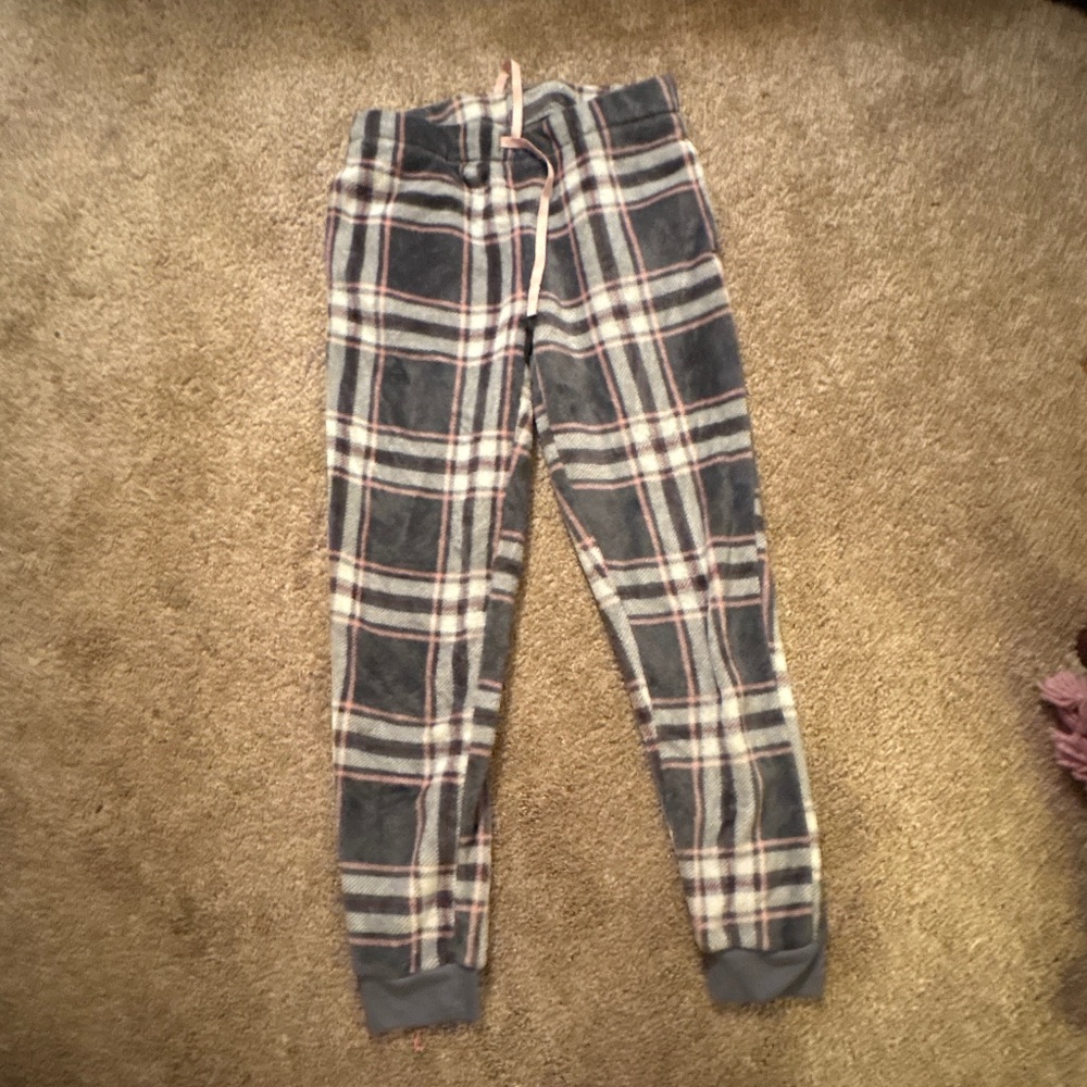 Fuzzy pajama pants